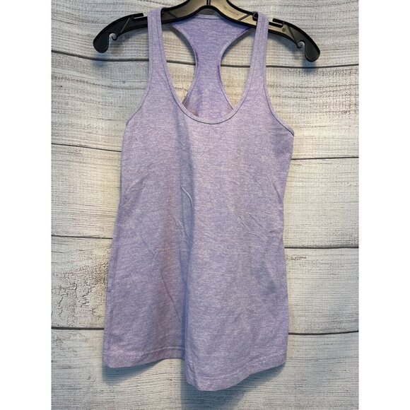 Lululemon Cool Racerback Purple Tank Top - Picture 1 of 2